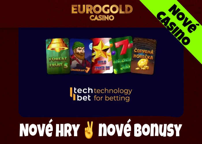 eurogold casino nove automaty a bonusy