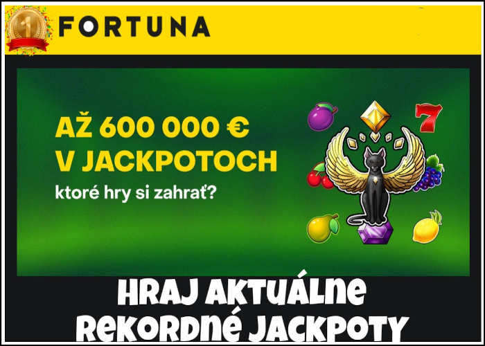 Fortuna casino jackpoty