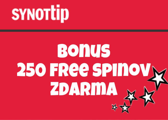 synot tip casino bonus 250 free spinov zdarma