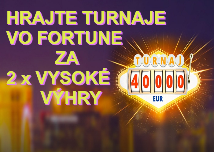 Fortuna online kasino turnaje