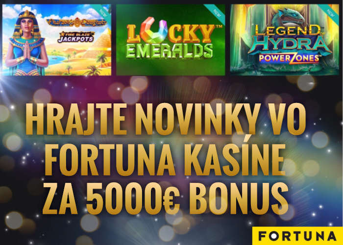 Playtech novinky online automaty vo Fortuna kasíno