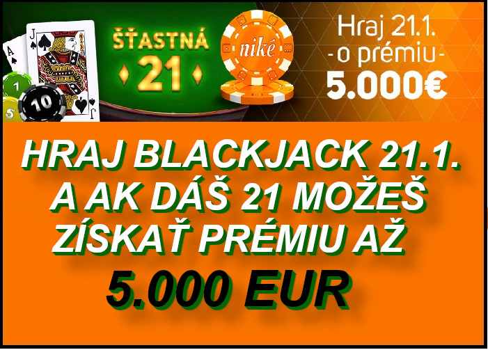NIKE Kasino bonus Blackjack automat | Hrajte Blackjack zadarmo v NIKE Svet hier | Vyhrajte 5.000 EUR bonus