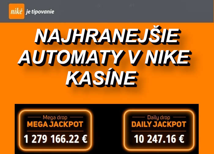 Nike Kasino najlepšie online automaty | casino-online.sk