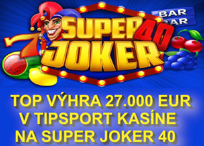 Hrajte zdarma online automat Super Joker 40 | www.casino-online.sk